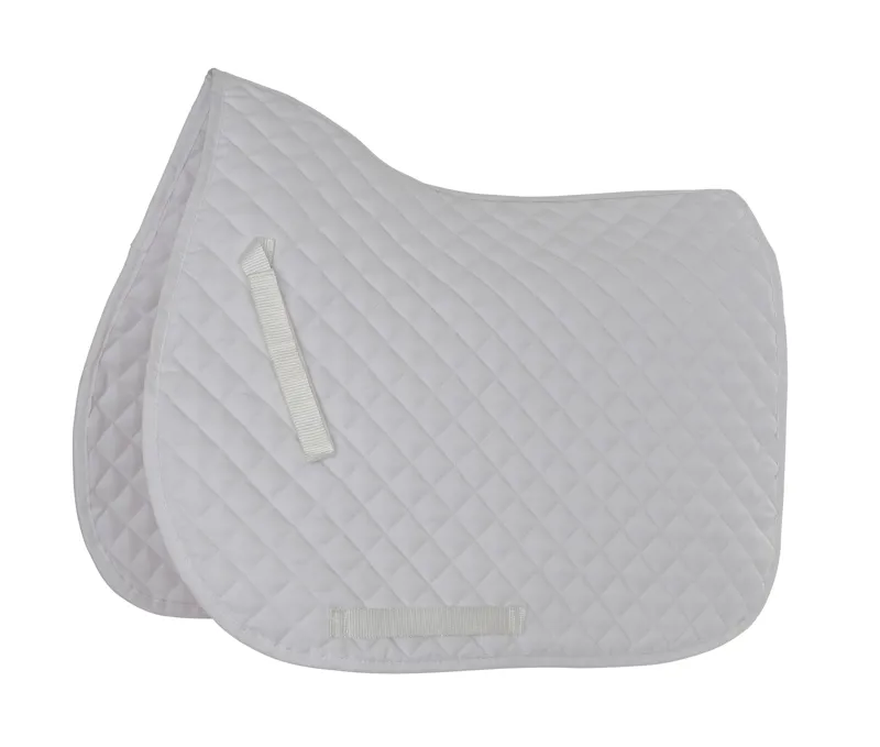 Shires Performance Lite Saddlecloth White 
